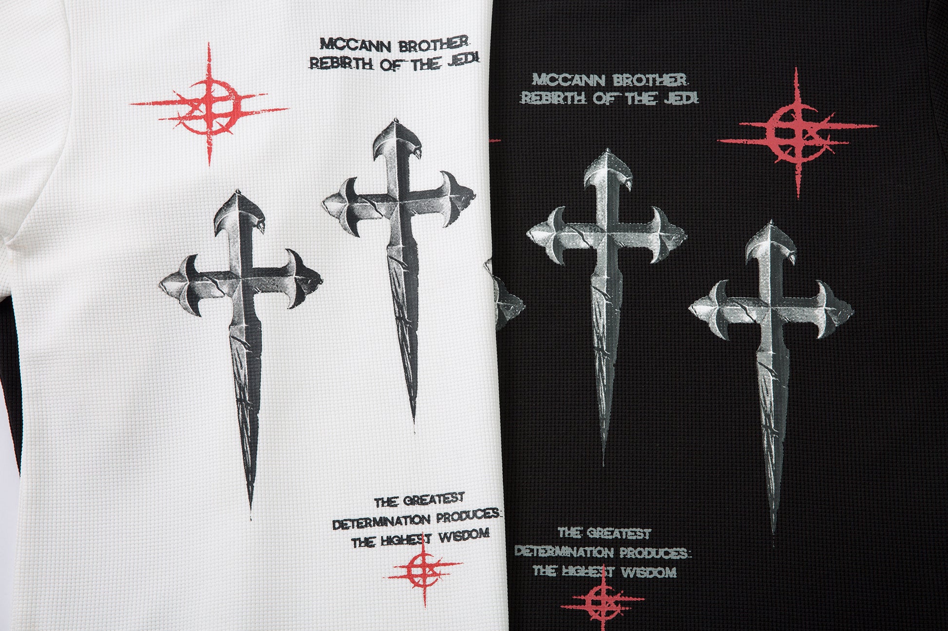 Gothic Cross Print | Graphic Sweatshirt - Santo 