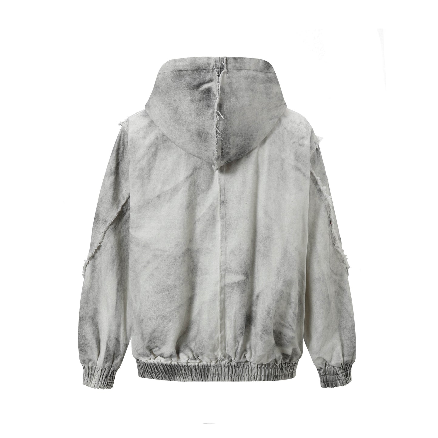 Washed Fray Edge | Hooded Jacket - Santo 