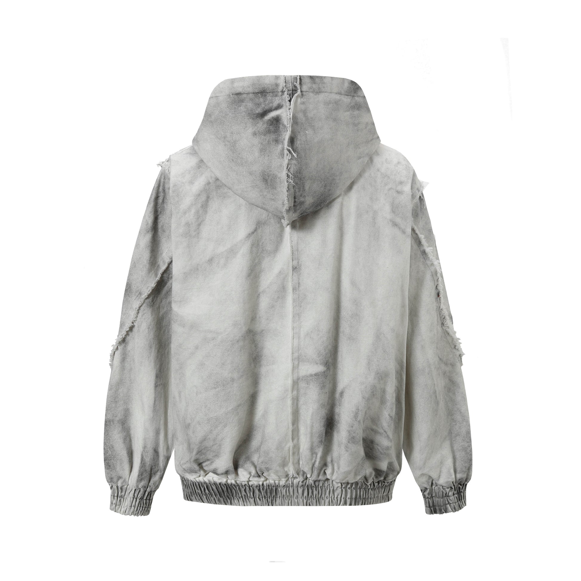 Washed Fray Edge | Hooded Jacket - Santo 