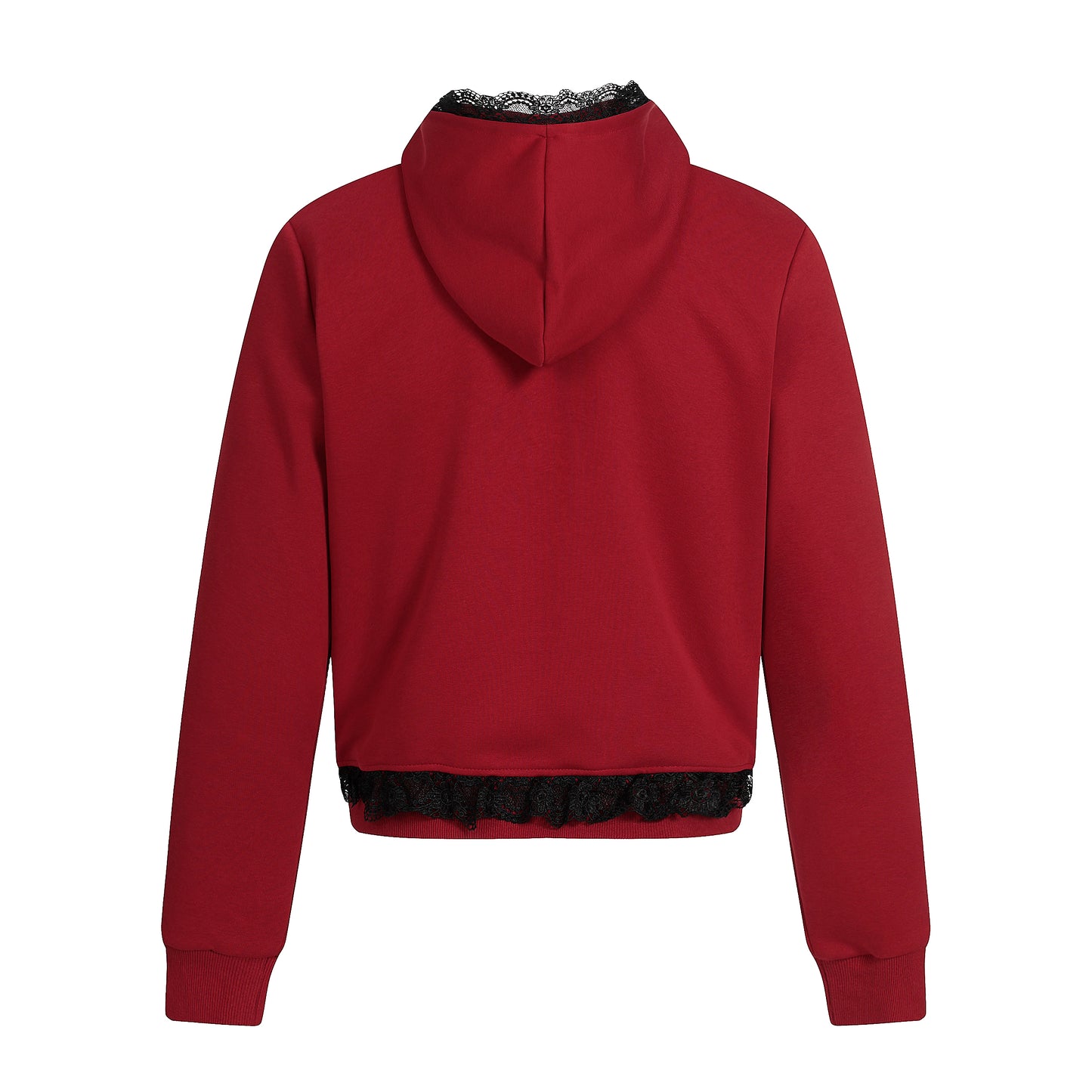 Gothic Spray Print | Zip Up Hoodie - Santo 