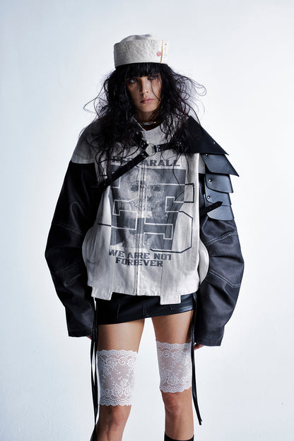 Retro Skull Punk | Motorcycle Jacket - Santo 