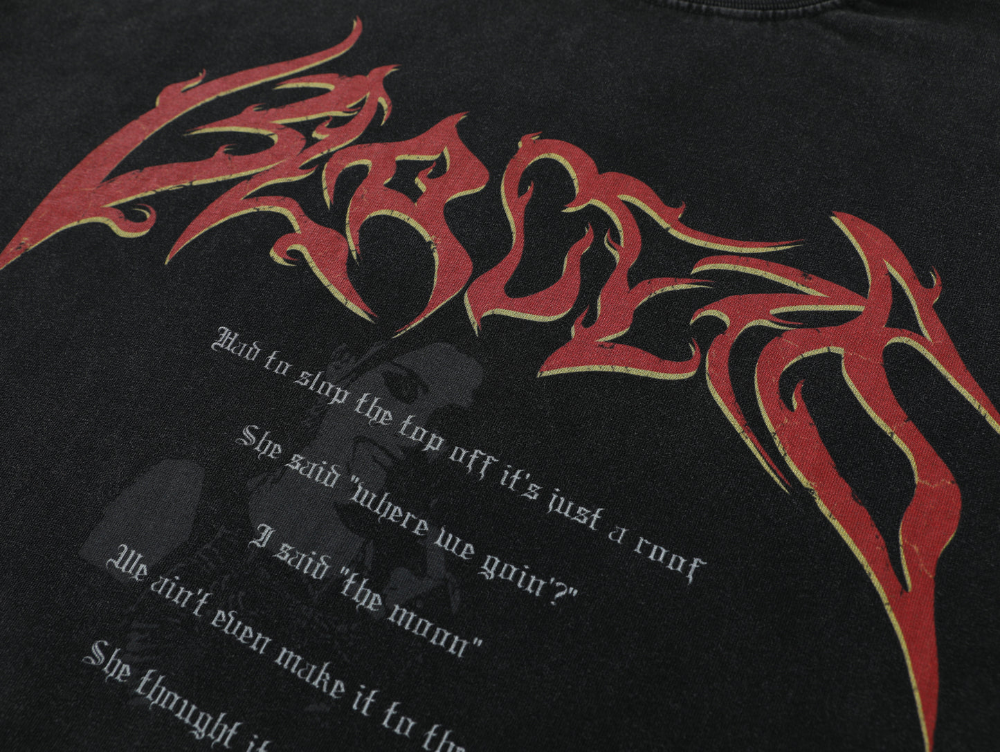 Archive Gothic Letter | Washed Sweatshirt - Santo 