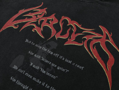 Archive Gothic Letter | Washed Sweatshirt - Santo 