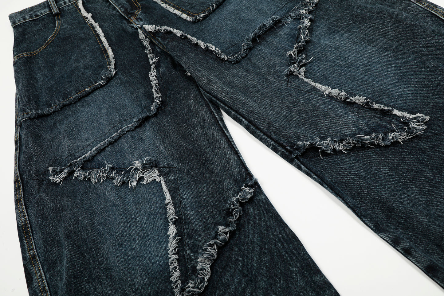 Star Patch Destroyed | Baggy Jeans - Santo 