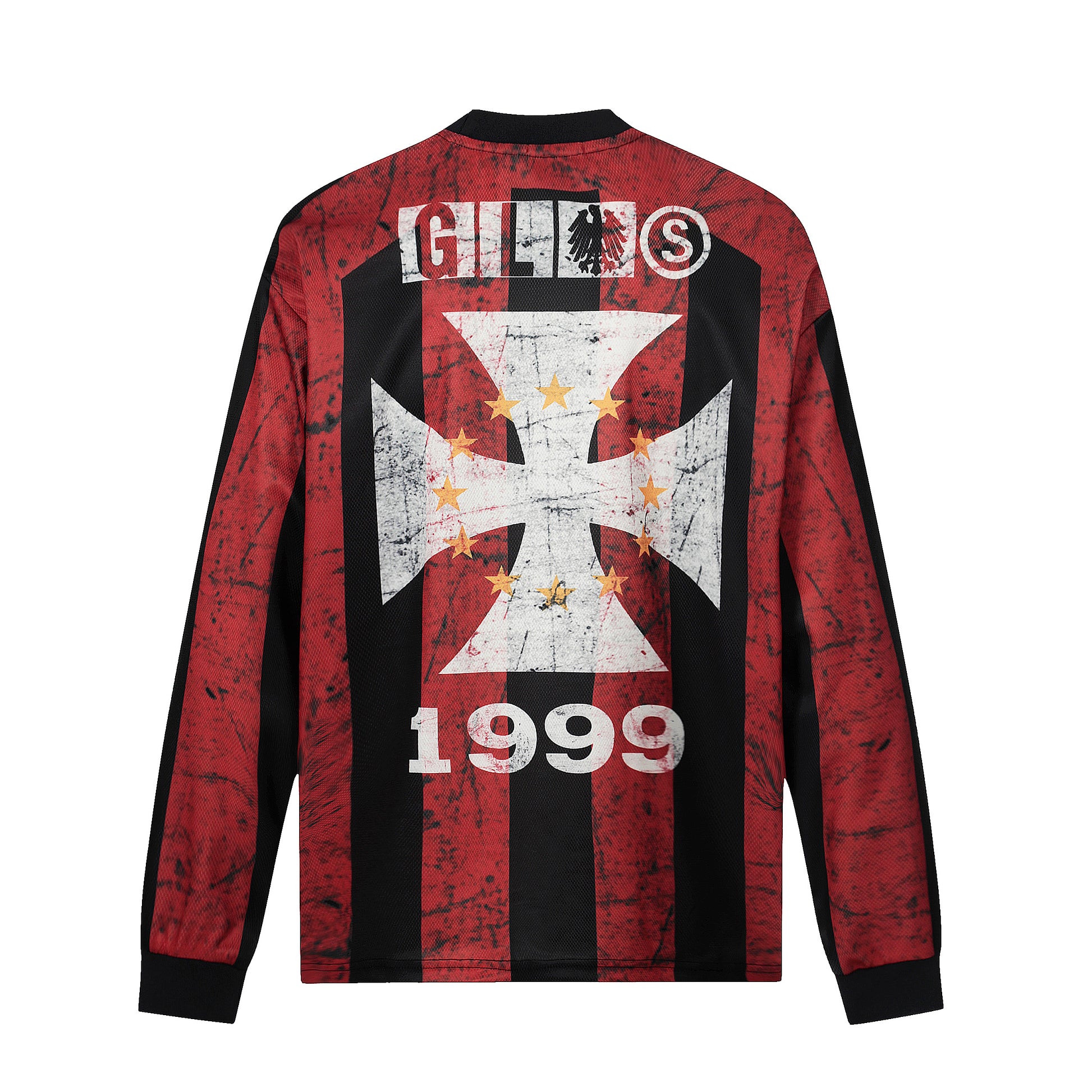 Retro Stripe Print | Athletic Sweatshirt - Santo 