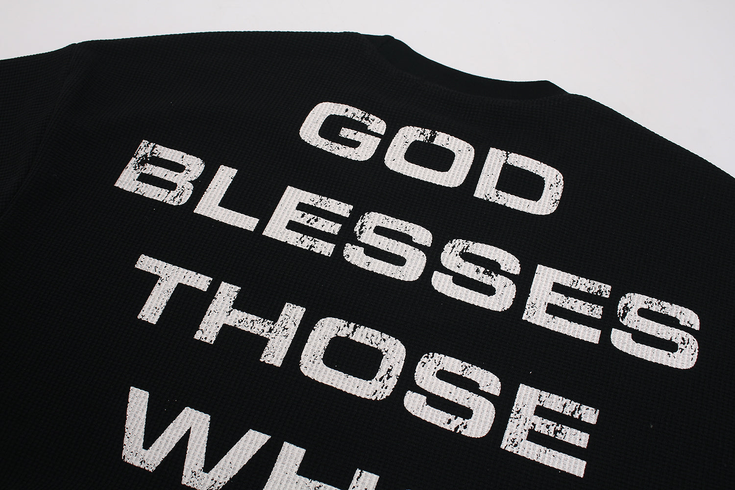 Distressed Cross Graphic | Punk Sweatshirt - Santo 