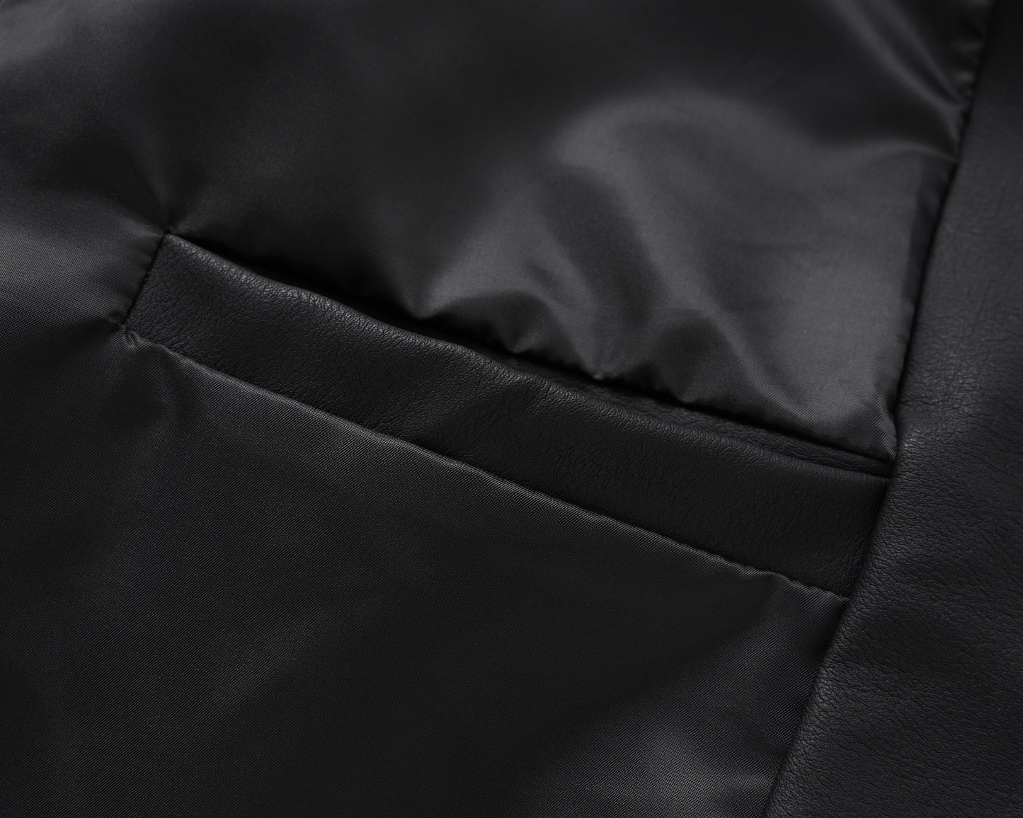 Black Essential | Faux Leather Jacket - Santo 