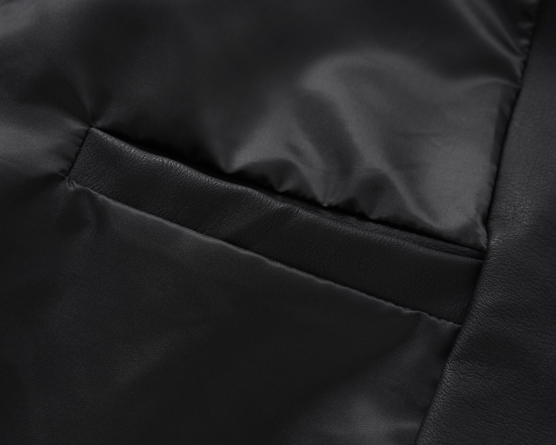 Black Essential | Faux Leather Jacket - Santo 