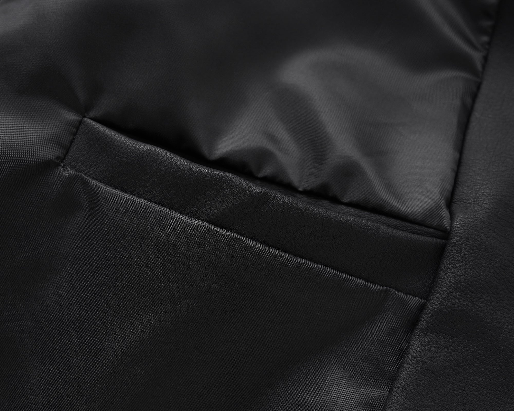 Black Essential | Faux Leather Jacket