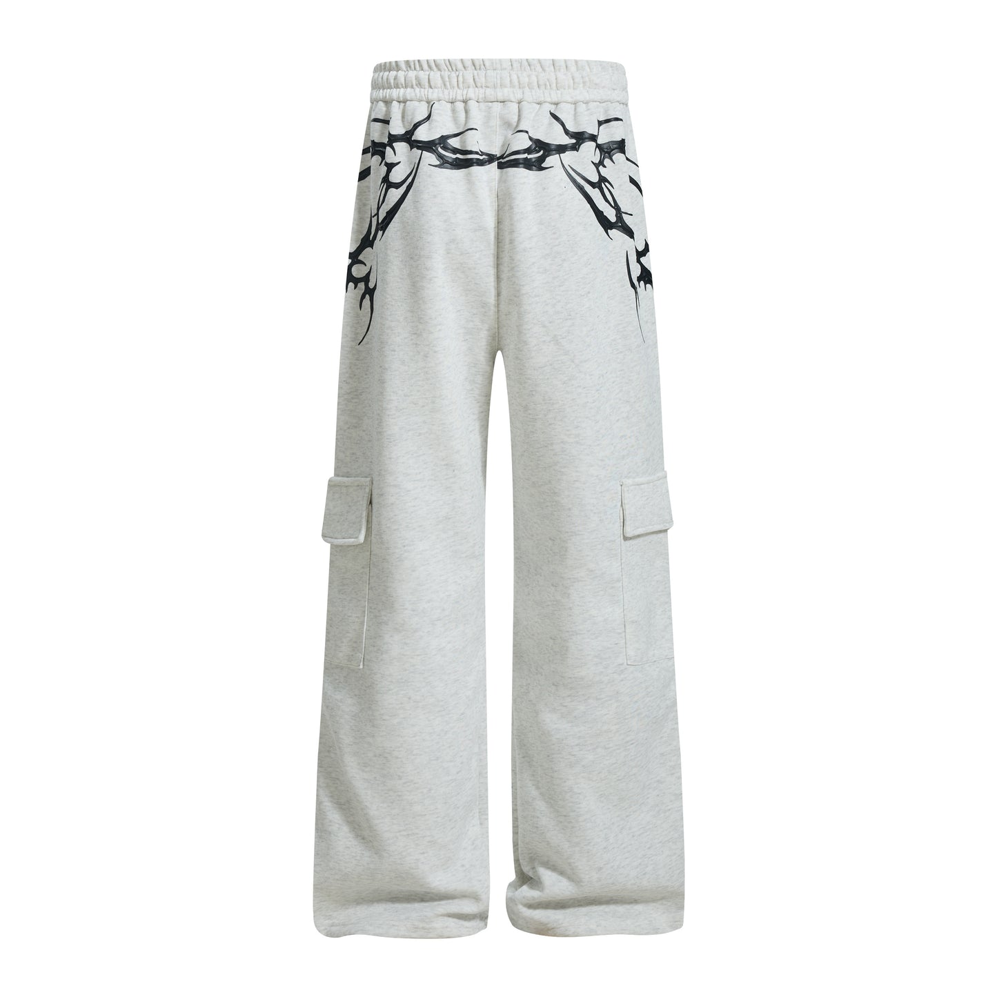 Barbed Flame Print | Graphic Sweatpants - Santo 