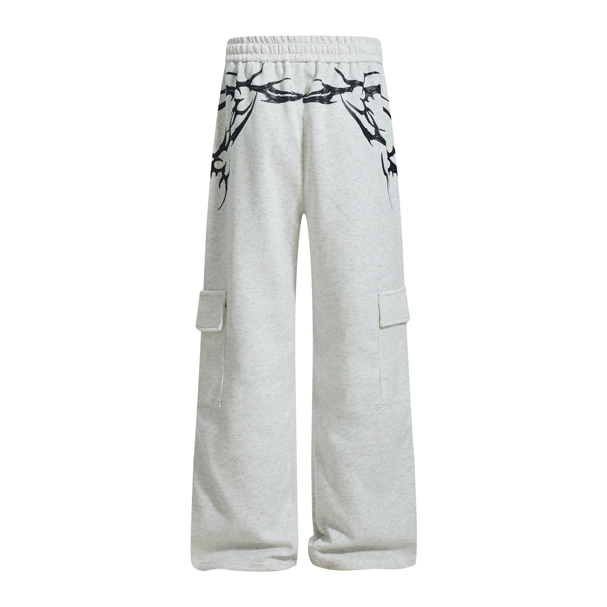 Barbed Flame Print | Graphic Sweatpants - Santo 