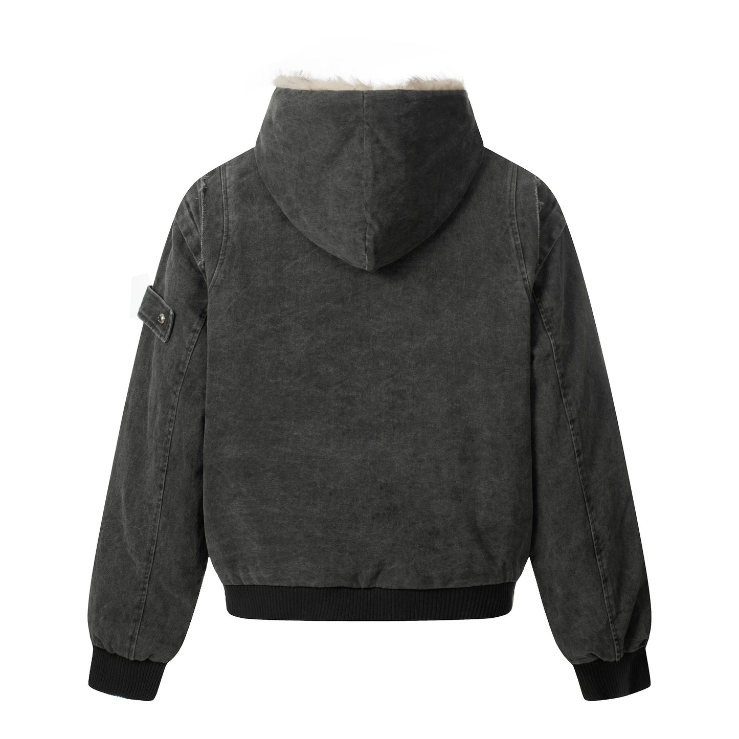 Vintage Distressed | Fur Winter Jacket - Santo 