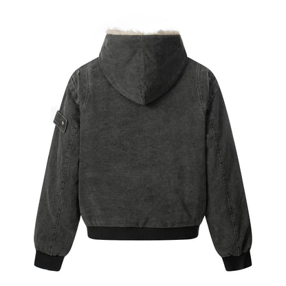 Vintage Distressed | Fur Winter Jacket - Santo 