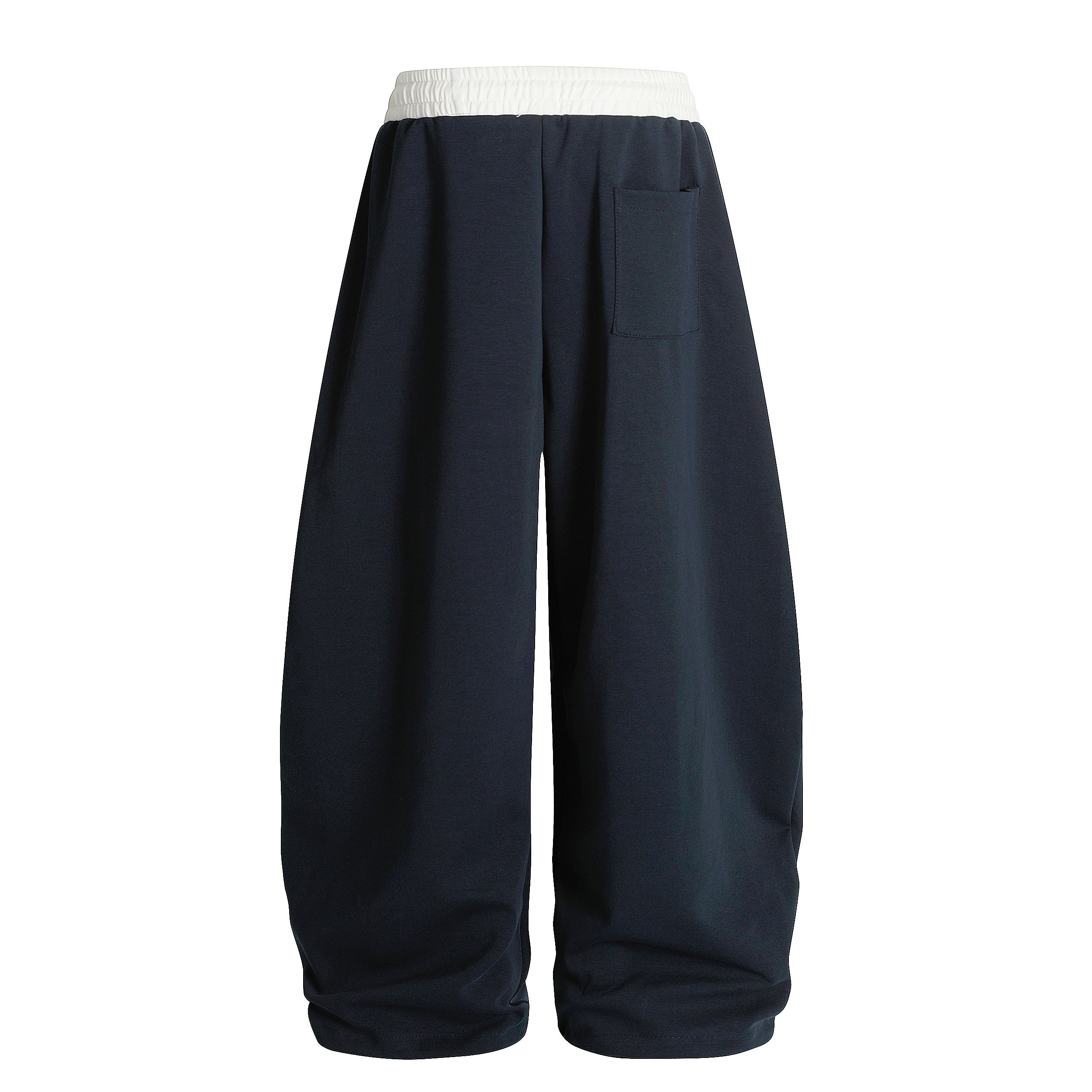 Love Track | Heart Patch Wide-Leg Track Pants