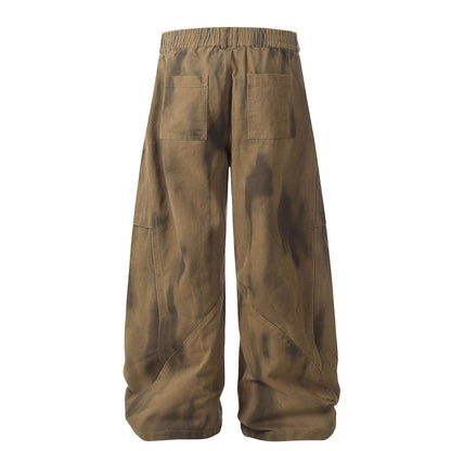 Tie-Waist Flow | Wide Leg Pleated Pants - Santo 