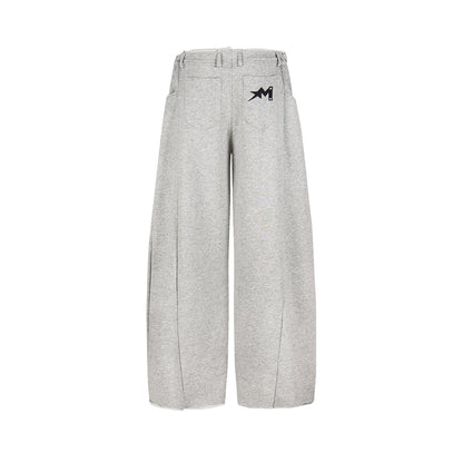 Starry Gleam | Wide-Leg Fleece Trousers