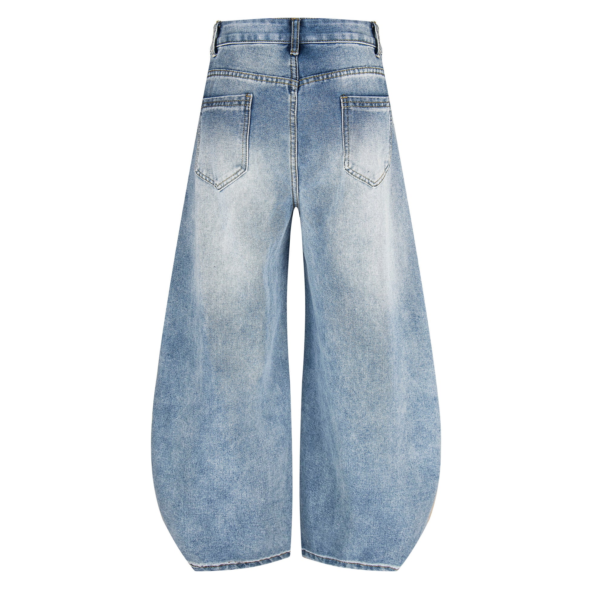 URBAN KID | Wide-Leg Denim Pocket Pants - Santo 