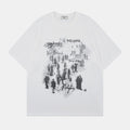 Crowd Print | Graffiti T-Shirt - Santo 