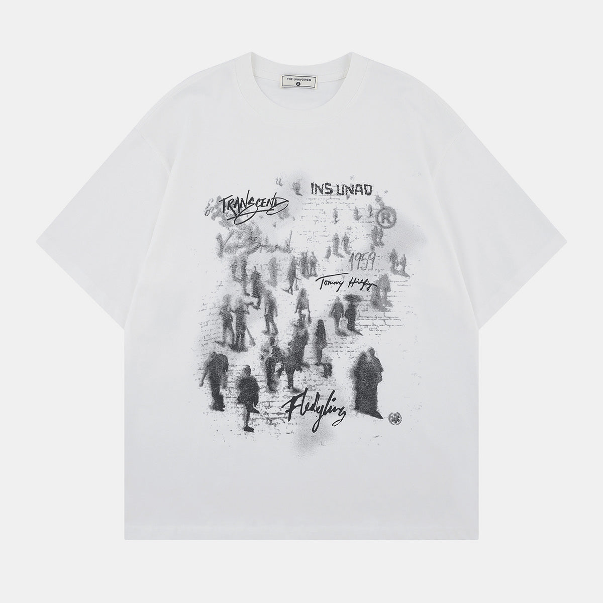 Crowd Print | Graffiti T-Shirt - Santo 