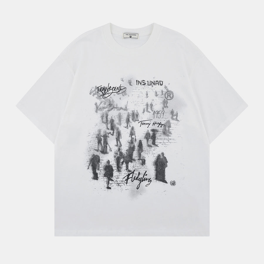 Merged | Grafik T-Shirt in Übergröße