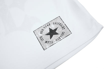 Gothic Chrome Mixed-Media Retro Jersey