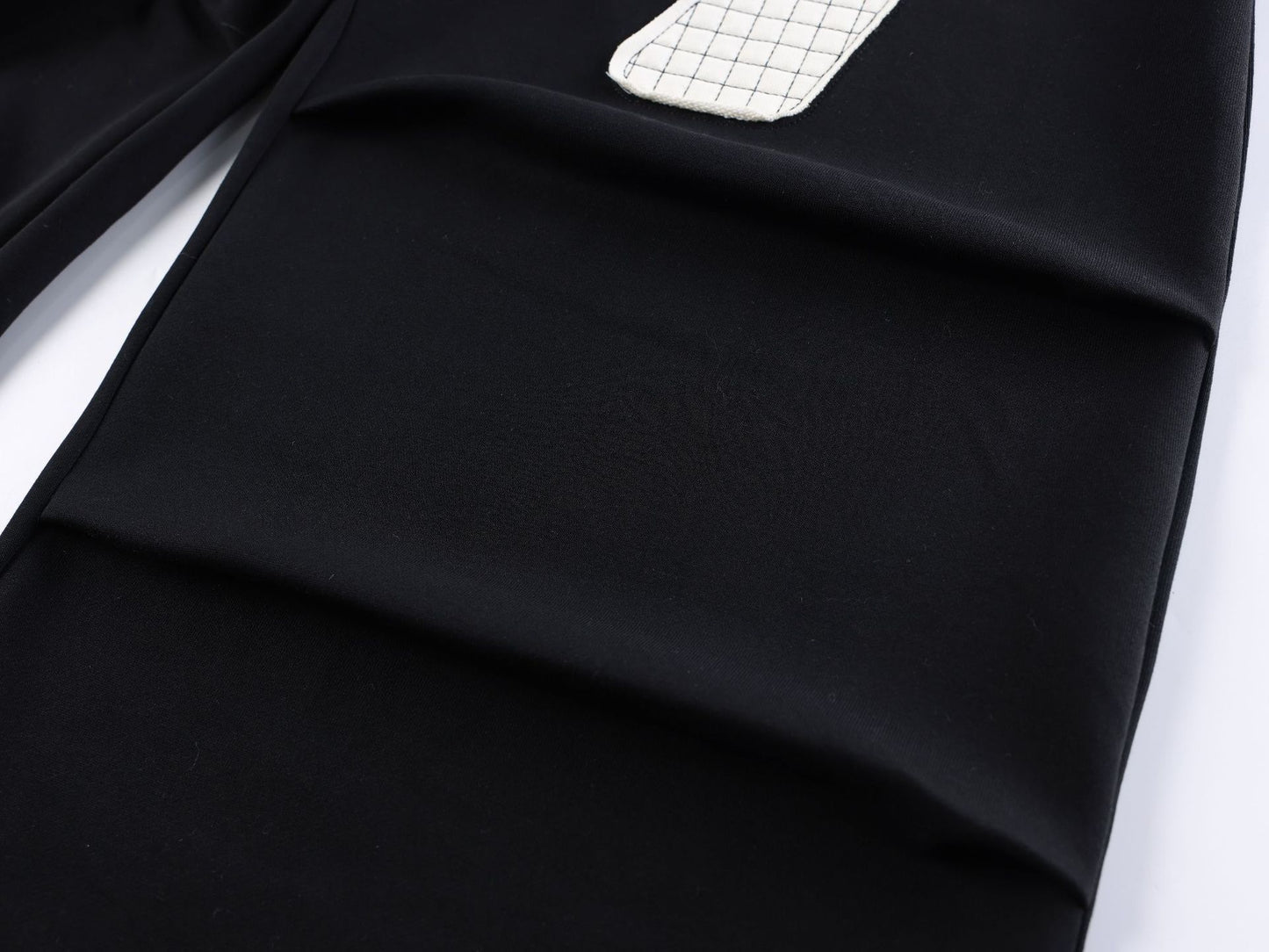 Double-Waisted Ruched Sweatpants
