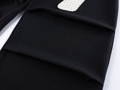 Double-Waisted Ruched Sweatpants