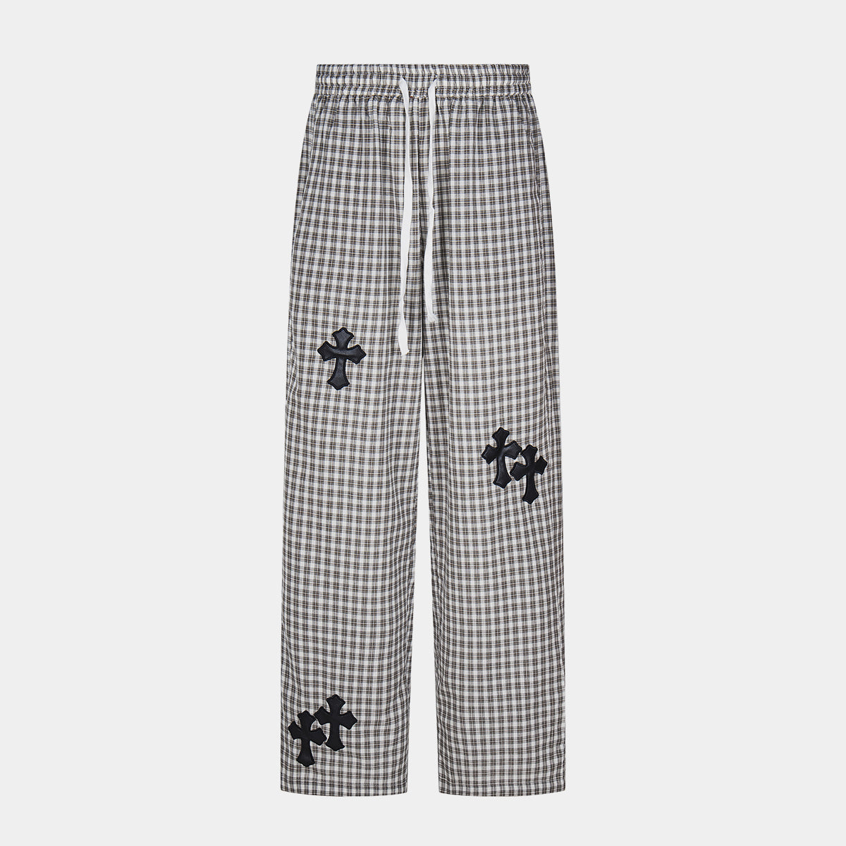 Cross Patch | Plaid Lounge Pants - Santo 