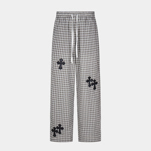 Cross Patch | Plaid Lounge Pants - Santo 
