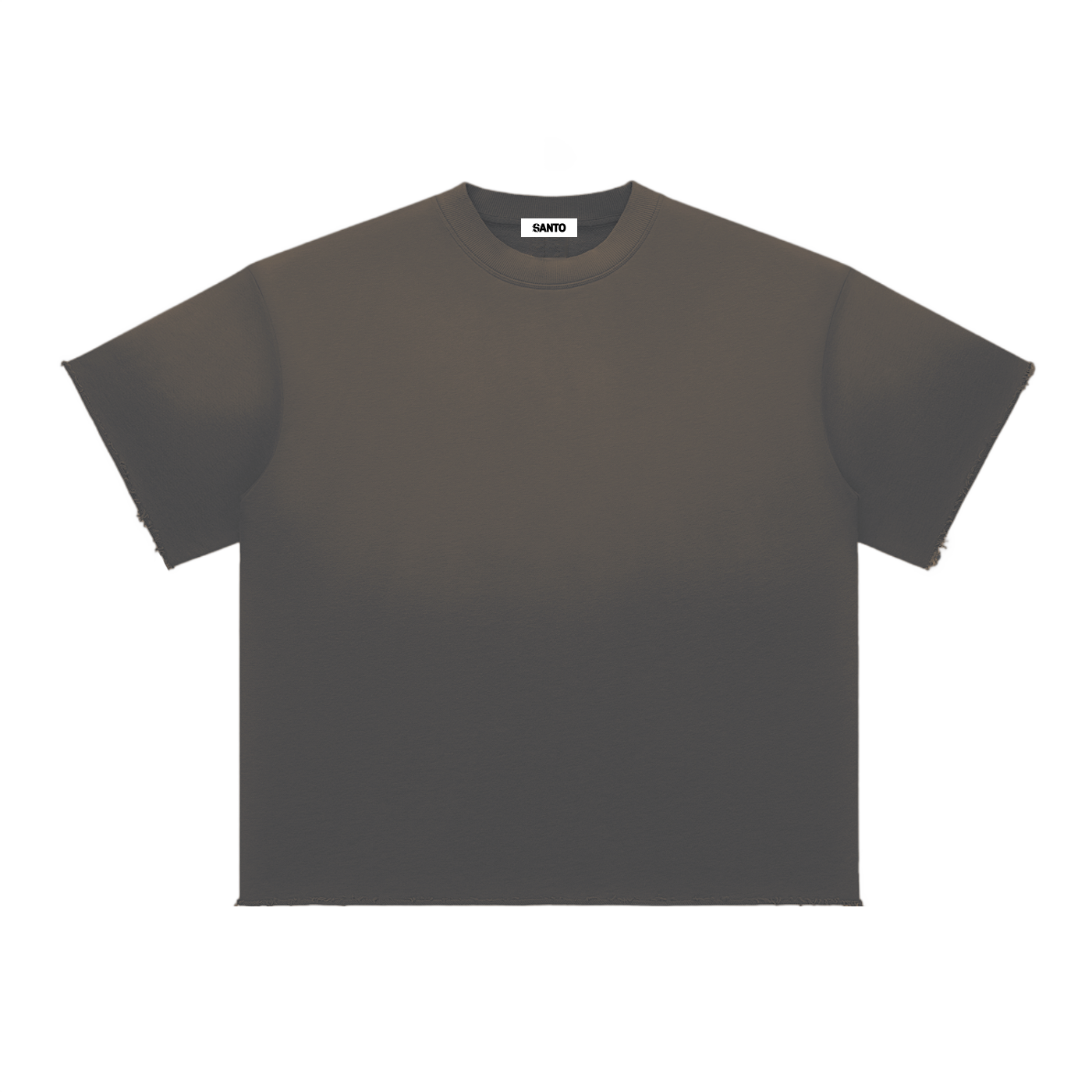 Faded Raw Edge T-Shirt