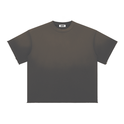 Faded Raw Edge T-Shirt