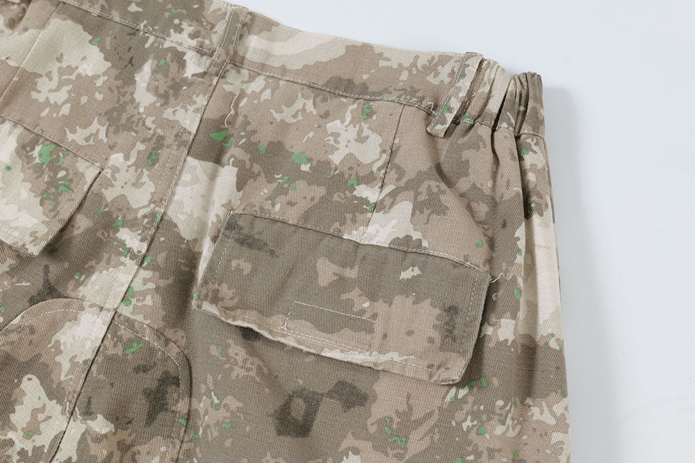 Camouflage | Cargo a tasche multiple