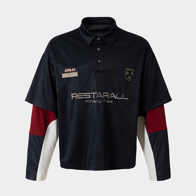 Retro Blocking Patchwork | Racing Sweatshirt - Santo 