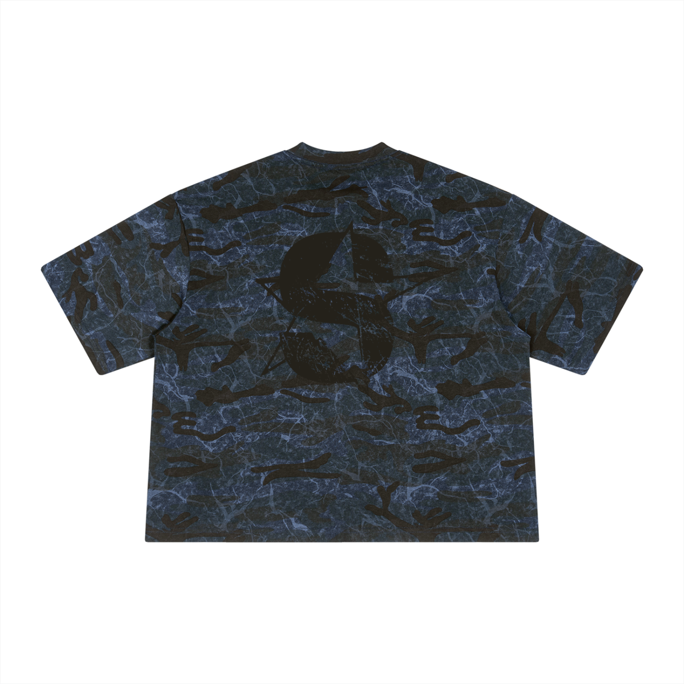 Unisex Boxy Camo Print T-Shirt