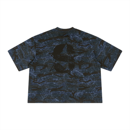 Unisex Boxy Camo Print T-Shirt