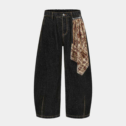 Scarf Detail | Denim Jeans - Santo 