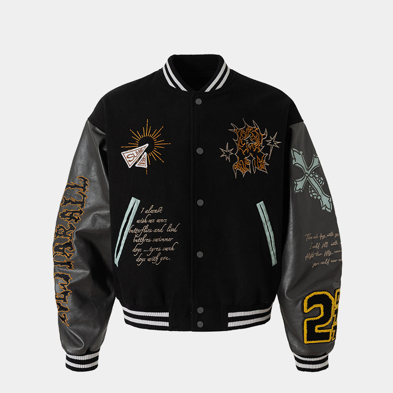 Patch Varsity Street | Bomber Jacket - Santo 