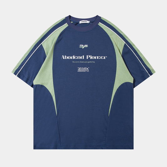 "Navy Navigator" Racing T Shirt - Santo 