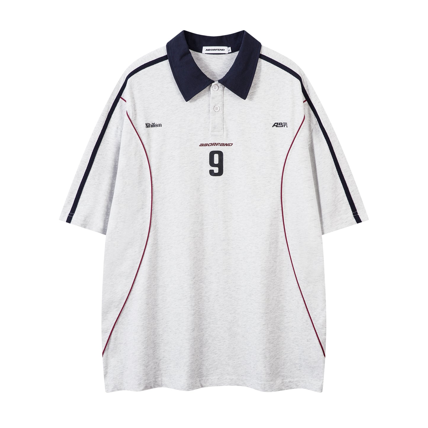NO.9 | Sporty Polo Soccer Jersey - Santo 