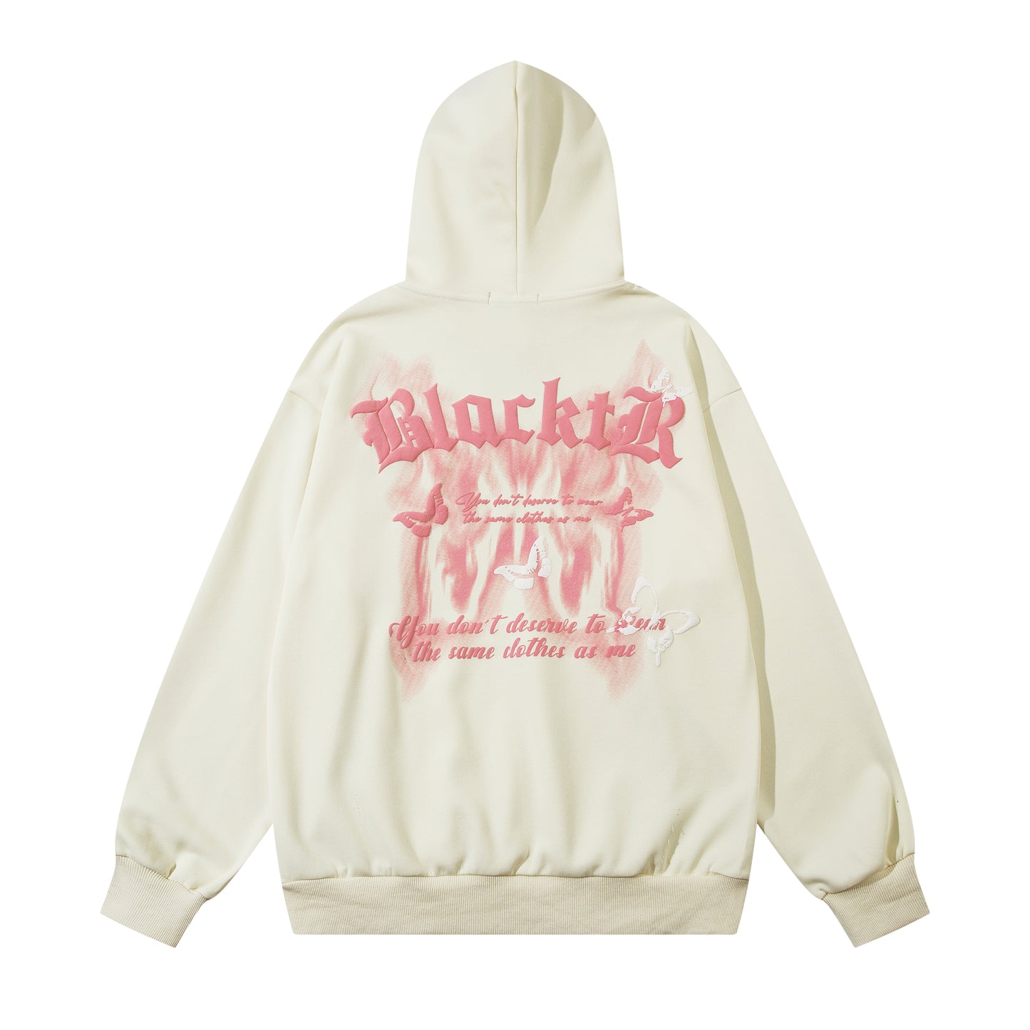 Gothic Butterfly Print | Oversized Hoodie - Santo 