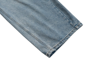 Stacked Washed Blue | Wide Jeans - Santo 
