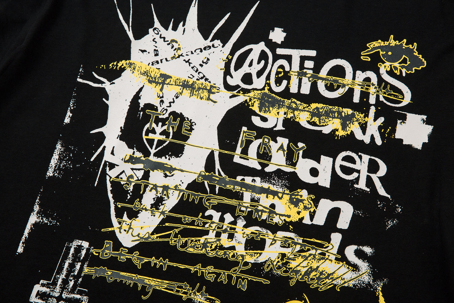 Street Graffiti Style | Layered Sweatshirt - Santo 