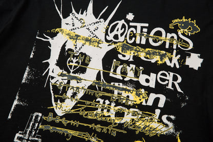 Street Graffiti Style | Layered Sweatshirt - Santo 