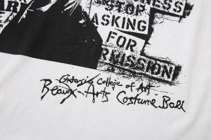 Grunge Portrait Print | Graphic Sweatshirt - Santo 