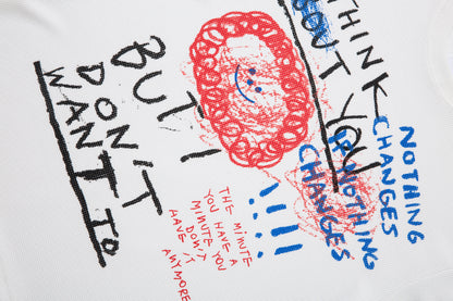 Abstract Graffiti Graphic | Casual Sweatshirt - Santo 