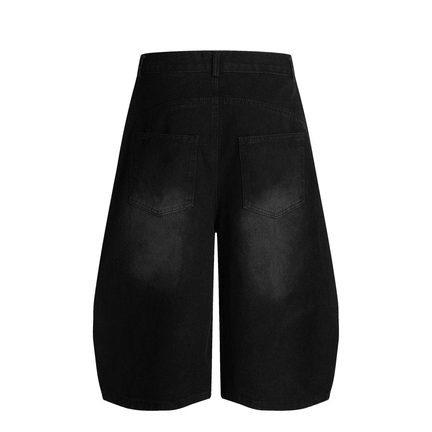 Vintage Stripe | Washed Denim Shorts - Santo 