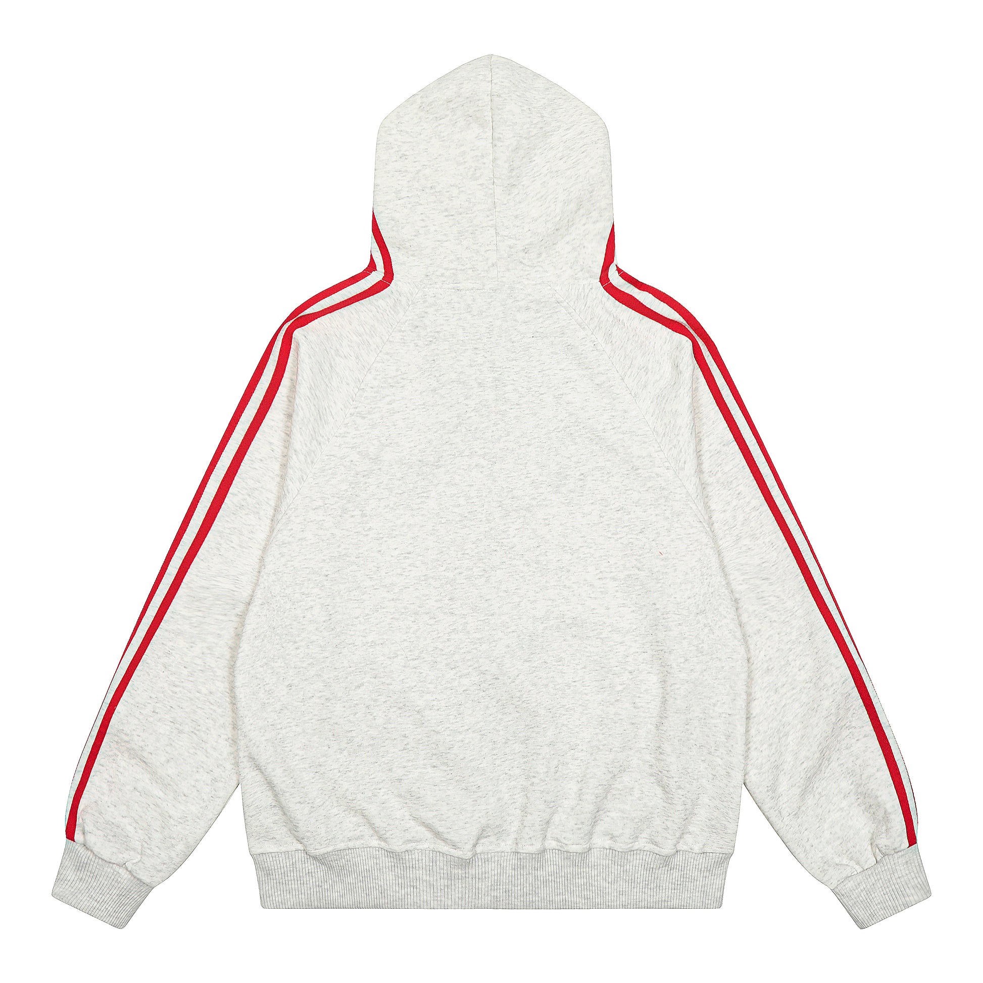 Retro Stripes | Varsity Zip Up Hoodie - Santo 