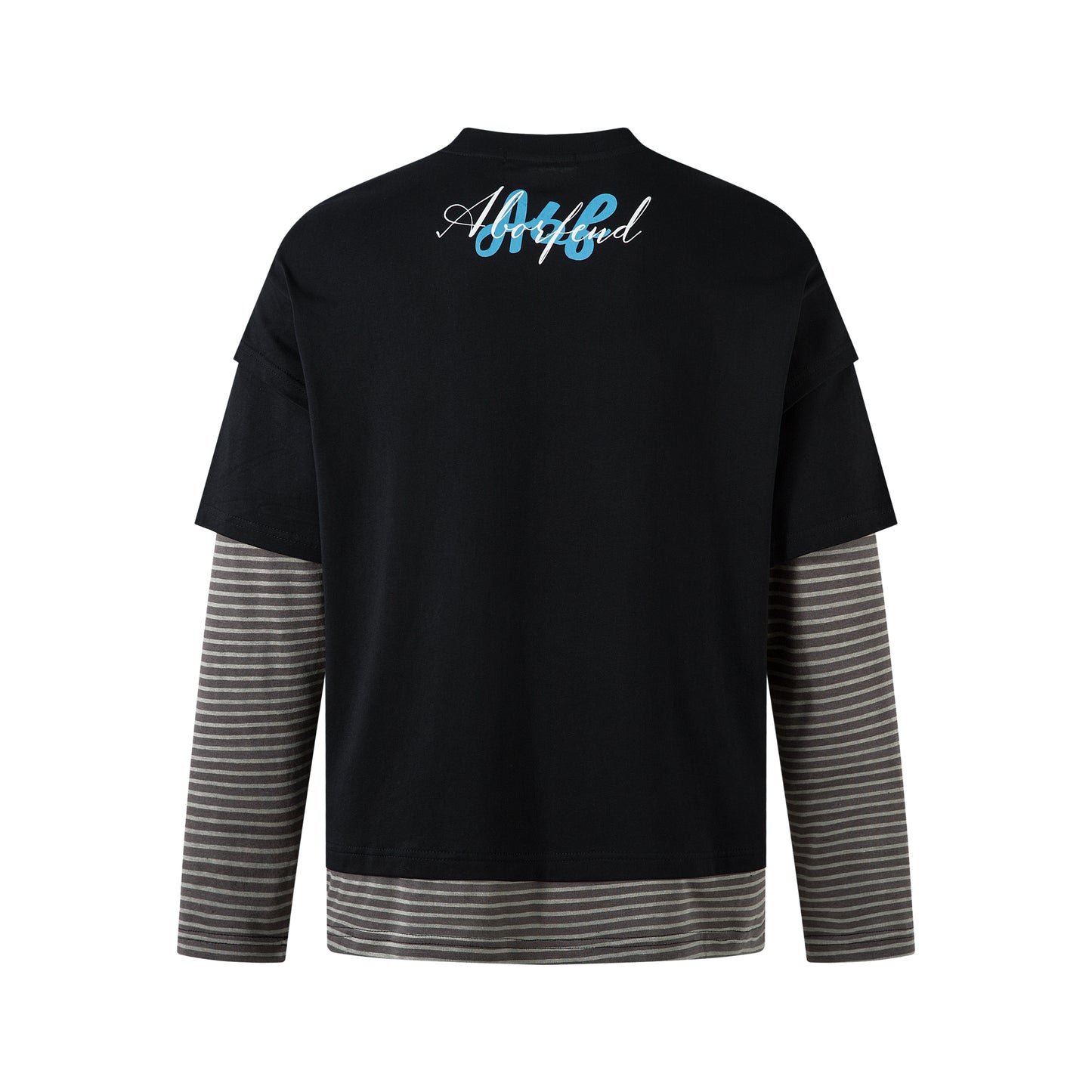 Punk Letters Patchwork | Stripe Sweatshirt - Santo 