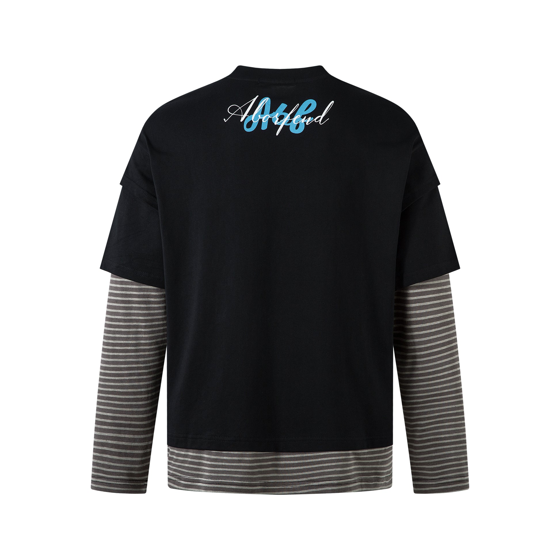 Punk Letters Patchwork | Stripe Sweatshirt - Santo 