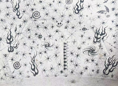 Mystic Burnout Print | Distressed Hoodie - Santo 